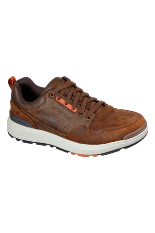 Temno rjavi usnjeni športni copati Skechers Rozier Mancer