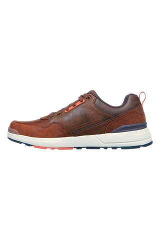 Temno rjavi usnjeni športni copati Skechers Rozier Mancer