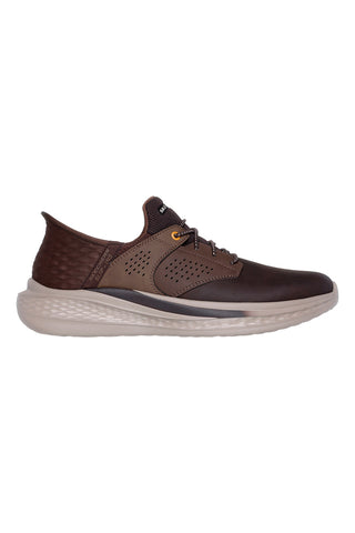Rjavi superge z Goga Mat podporo in Slip-ins Skechers Slade Macklin