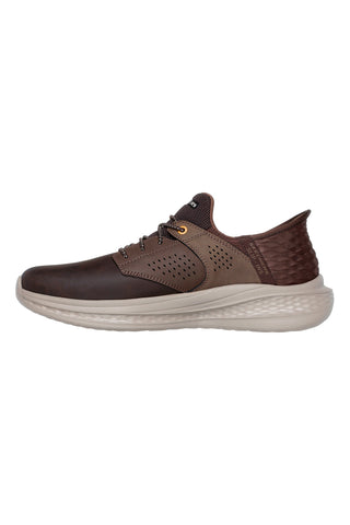 Rjavi superge z Goga Mat podporo in Slip-ins Skechers Slade Macklin