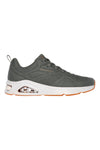 Olive zelene superge s podplatom Skech-Air Skechers Tres-Air Uno Casairal
