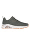 Olive zelene superge s podplatom Skech-Air Skechers Tres-Air Uno Casairal