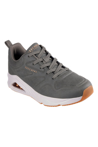 Olive zelene superge s podplatom Skech-Air Skechers Tres-Air Uno Casairal