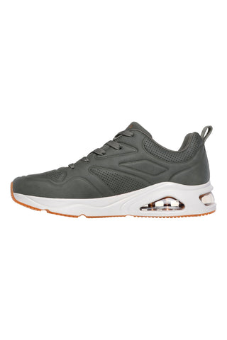 Olive zelene superge s podplatom Skech-Air Skechers Tres-Air Uno Casairal