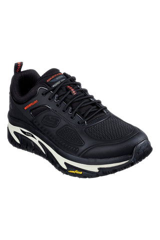 Črni vodoodporni čevlji za prosti čas Skechers Arch Fit Road Walker-Recon