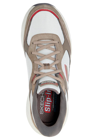 Rjavi mrežasti superge s Slip-ins in Air Cooled Memory Foam Skechers Edgeride Erlon