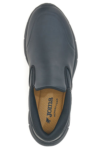 Črni slip on čevlji z blaženim podplatom Memory Foam Joma Keops Men 2521