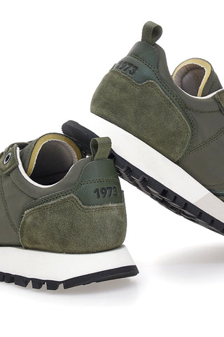 Zelene superge z usnjenimi vstavki Pepe Jeans PMS400001