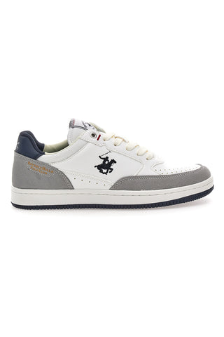 Bele in sive superge z modrimi vstavki Beverly Hills Polo BHM524201