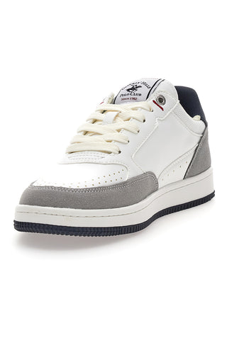 Bele in sive superge z modrimi vstavki Beverly Hills Polo BHM524201