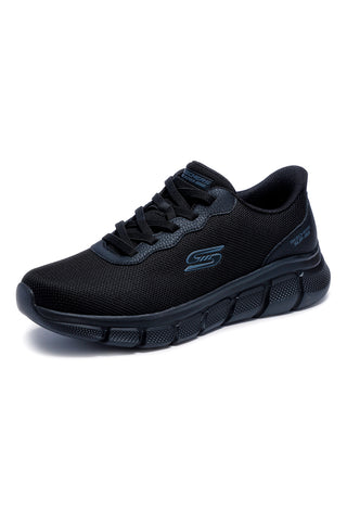Črni copati s spominsko peno Skechers BOBS B Flex Glacial Edge