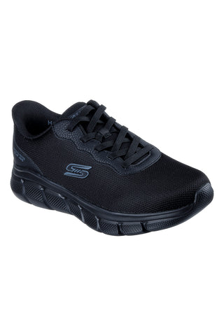 Črni copati s spominsko peno Skechers BOBS B Flex Glacial Edge