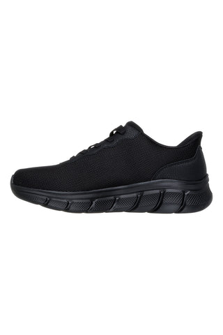 Črni copati s spominsko peno Skechers BOBS B Flex Glacial Edge