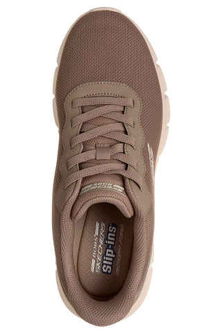 SKECHERS BOBS B FLEX GLACIAL EDGE TAUPE