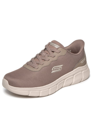 SKECHERS BOBS B FLEX GLACIAL EDGE TAUPE