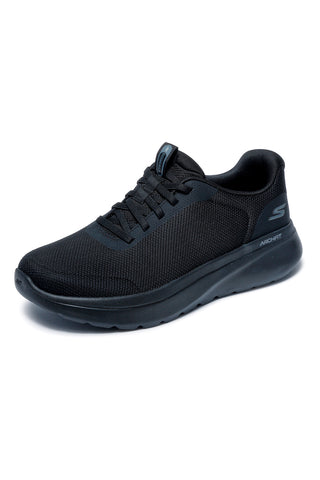 Moški črni mrežasti copati Skechers GO WALK Arch Fit N-Joy Cullman