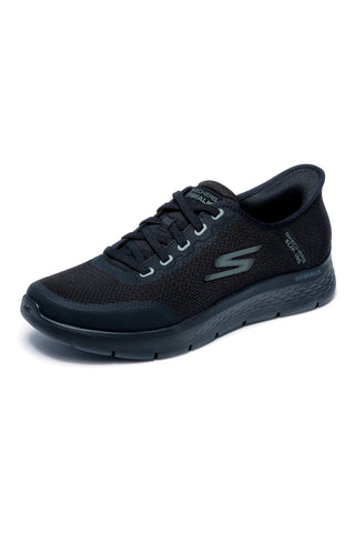 Črni slip-on superge iz mrežastega materiala z Air Cooled Memory Foam Skechers Go Walk Flex Netro