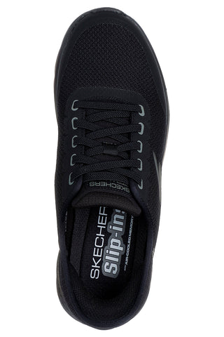 Črni slip-on superge iz mrežastega materiala z Air Cooled Memory Foam Skechers Go Walk Flex Netro