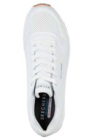 Bele superge z zračno blazinico in vložkom iz spominske pene Skechers UNO Stand On Air