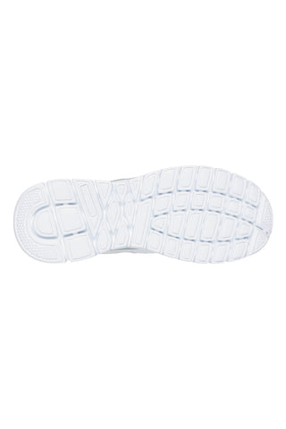 Bele usnjene in mrežaste superge z vložkom iz spominske pene Skechers Burns Agoura za moške