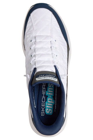 Beli slip-on čevlji Contour Foam Cozy Fit Skechers