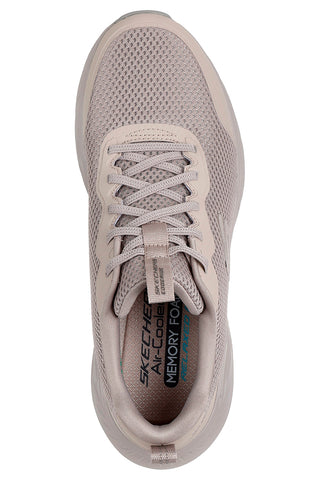 Svetlo bež superge iz mrežastega materiala z Air Cooled Memory Foam Skechers Edgeride Rekze