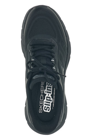 Črne superge Slip Ins in mesh Skechers Skech Cage