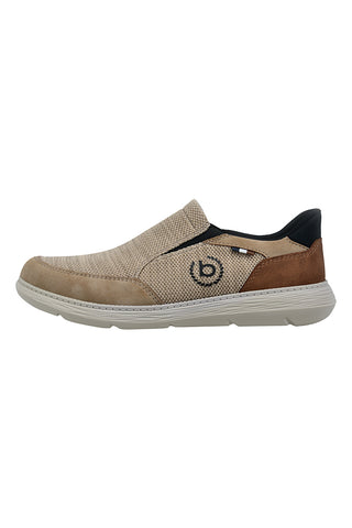 Bež mokasini Slip on Bugatti 335AFU6669005200