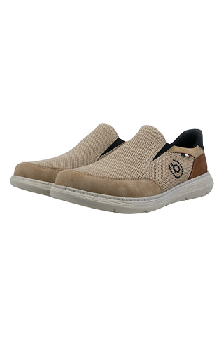 Bež mokasini Slip on Bugatti 335AFU6669005200