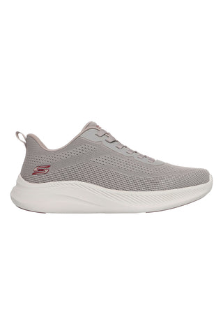 Taupe športne pletene superge s spominsko peno Skechers Bobs Moda Flex