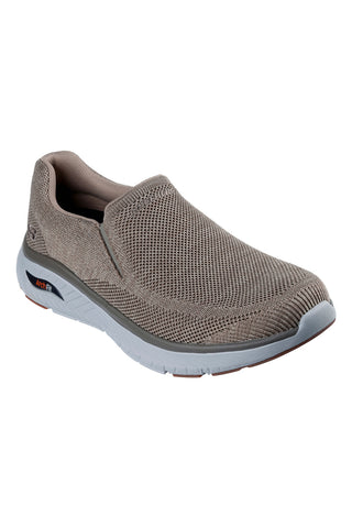 Taupe drsne mrežaste superge Skechers Arch fit Crosser Locke