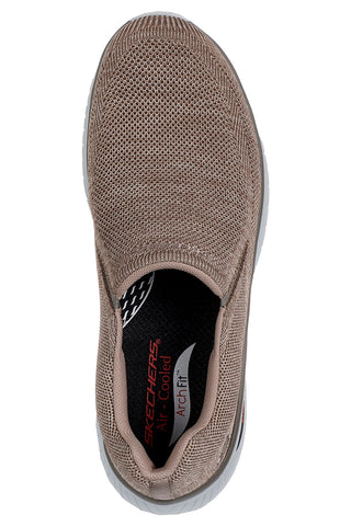 Taupe drsne mrežaste superge Skechers Arch fit Crosser Locke