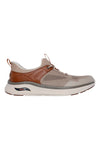 Taupe superge s podporo loka Skechers Arch Fit Crosser Emeric