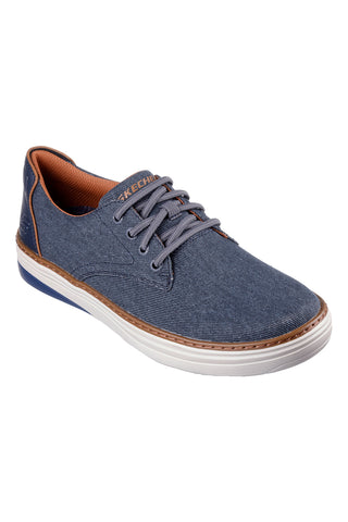 Skechers Hyland Ratner modre platnene superge