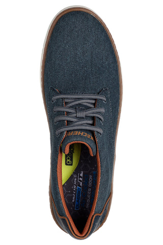 Skechers Hyland Ratner modre platnene superge