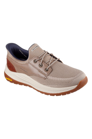 Superge taupe Slip-Ins Memory Foam Skechers Meroe Alden