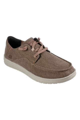 Classic Fit rjavi mokasini s spominsko peno Skechers Melson Volgo