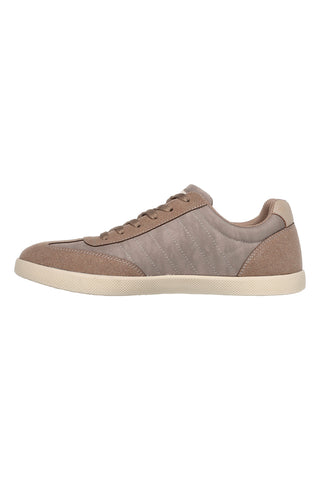 Taupe nizke športne copate s čipkami Skechers Placer Vinson