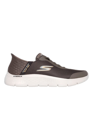 SKECHERS GO WALK FLEX HANDS UP BROWN