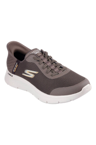 SKECHERS GO WALK FLEX HANDS UP BROWN