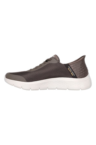 SKECHERS GO WALK FLEX HANDS UP BROWN