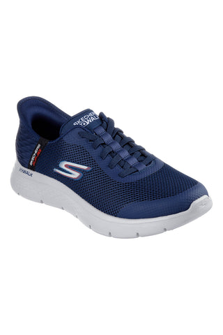 Modri slip-in superge z blaženjem Skechers Go Walk Flex Hands Up