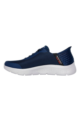 Modri slip-in superge z blaženjem Skechers Go Walk Flex Hands Up