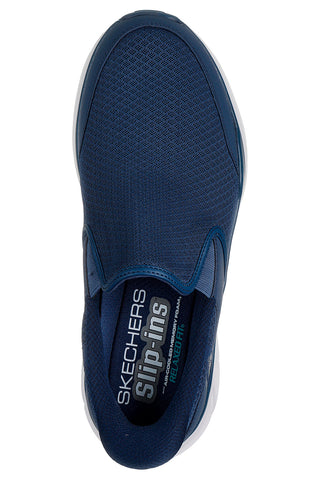 Modri copati s spominsko peno in derezami Skechers Equalizer 6.0 Stoaver