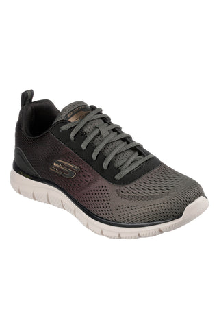 Črni in olivno zeleni čevlji za trening Skechers Track Ripkent