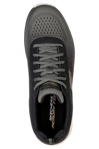 Črni in olivno zeleni čevlji za trening Skechers Track Ripkent