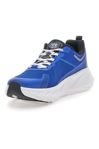 Scarpe da ginnastica blu con suola bianca Route 66 RO51811D