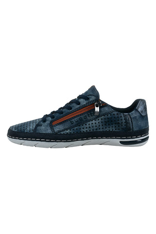 Modre perforirane superge z zadrgo Bugatti 321ASG0550004100
