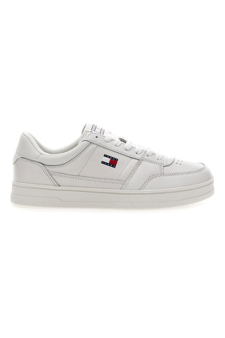 Bele usnjene superge z odstranljivim vložkom Tommy jeans The greenwich new ess