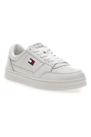 Bele usnjene superge z odstranljivim vložkom Tommy jeans The greenwich new ess